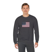 American Flag Unisex Heavy Blend™ Crewneck Sweatshirt