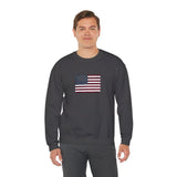 American Flag Unisex Heavy Blend™ Crewneck Sweatshirt