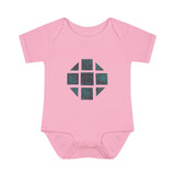 Teal Hex Infant Baby Rib Bodysuit