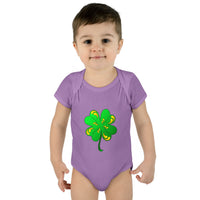 Clover Infant Baby Rib Bodysuit