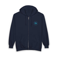 Classic Blue Unisex Heavy Blend™ Full Zip Hooded Sweatshirt
