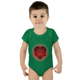 Heartmail Infant Baby Rib Bodysuit