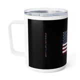 American Flag Insulated Coffee Mug, 10oz