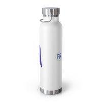 Blue Lucy Copper Vacuum Insulated Bottle, 22oz