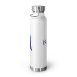 Blue Lucy Copper Vacuum Insulated Bottle, 22oz