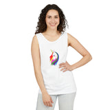 Lily the Unicorn Unisex Garment-Dyed Tank Top