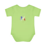 4th of July Lucy Infant Baby Rib Bodysuit