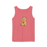 Peri Bear Unisex Garment-Dyed Tank Top