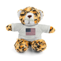 American Flag Stuffed Animals with Tee