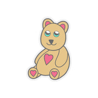 Peri Bear Kiss-Cut Stickers