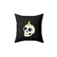 Frank the Headlight Spun Polyester Square Pillow
