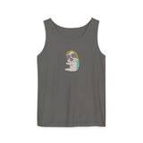 Sandy the Sloth Unisex Garment-Dyed Tank Top