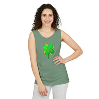 Clover Unisex Garment-Dyed Tank Top