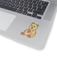 Peri Bear Kiss-Cut Stickers