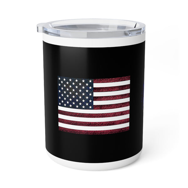 American Flag Insulated Coffee Mug, 10oz