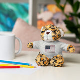 American Flag Stuffed Animals with Tee