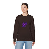 Purple Sun Unisex Heavy Blend™ Crewneck Sweatshirt