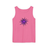 Purple Sun Unisex Garment-Dyed Tank Top