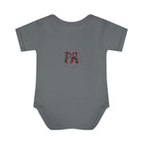 Spiral Red Infant Baby Rib Bodysuit