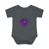 Purple Sun Infant Baby Rib Bodysuit