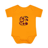 Spiral Red Infant Baby Rib Bodysuit