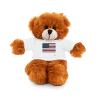 American Flag Stuffed Animals with Tee