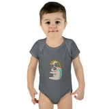 Sandy thw Sloth Infant Baby Rib Bodysuit