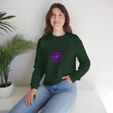 Purple Sun Unisex Heavy Blend™ Crewneck Sweatshirt
