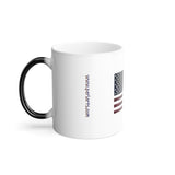 American Flag Color Morphing Mug, 11oz