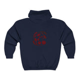 Spiral Red Unisex Heavy Blend™ Full Zip Hooded Sweatshirt