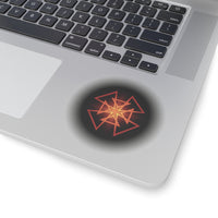 Orange Star Kiss-Cut Stickers