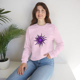 Purple Sun Unisex Heavy Blend™ Crewneck Sweatshirt