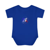 AMerican Flag Infant Baby Rib Bodysuit