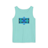 Classic Blue Unisex Garment-Dyed Tank Top