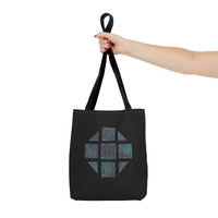 Teal Hex Tote Bag