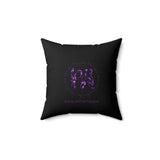Emblem Spun Polyester Square Pillow
