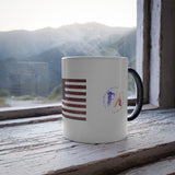 American Flag Color Morphing Mug, 11oz