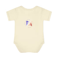 4th of July Lucy Infant Baby Rib Bodysuit