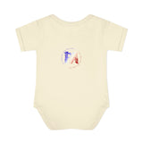 4th of July Lucy Infant Baby Rib Bodysuit