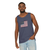 American Flag Unisex Garment-Dyed Tank Top