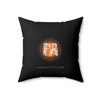 Frank and Penelope Spun Polyester Square Pillow
