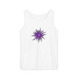 Purple Sun Unisex Garment-Dyed Tank Top