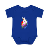 Lily the Unicorn Infant Baby Rib Bodysuit