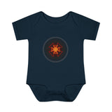 Orange Star Infant Baby Rib Bodysuit