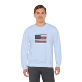 American Flag Unisex Heavy Blend™ Crewneck Sweatshirt