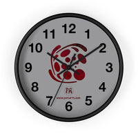 Spiral Red  Wall Clock