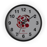 Spiral Red  Wall Clock