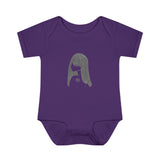 Graphite Lucy Infant Baby Rib Bodysuit