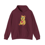 Peri Bear Unisex Heavy Blend™ Hooded Sweatshirt