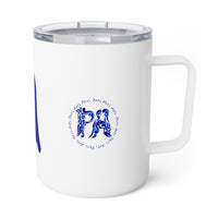 Blue Lucy Insulated Coffee Mug, 10oz